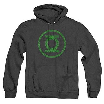 Green Lantern St. Patrick´s Day Shamrock Logo Adult Heather Hoodie