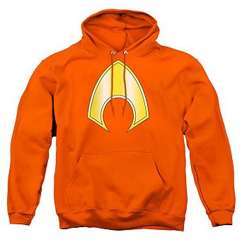Justice League of America Aquaman Logo Adult Pull Over Hoodie