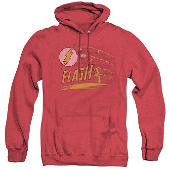 DC Comics Flash Like Lightning Adult Heather Hoodie