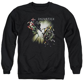 Injustice Gods Among Us Good Vs Evil Adult Crewneck Sweatshirt