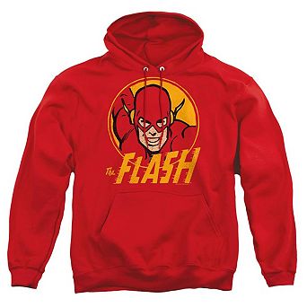 DC Comics Flash Flash Circle Adult Pull Over Hoodie