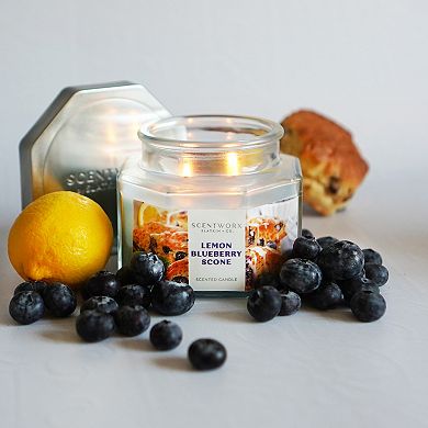 ScentWorx Lemon Blueberry Scone 8-oz. Candle Jar
