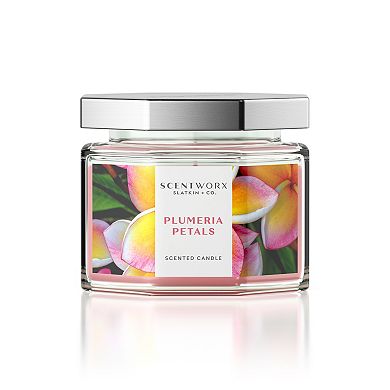ScentWorx Plumeria Petals 8-oz. Candle Jar