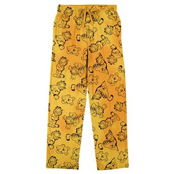 Men's Garfield Orange Pajama Pants