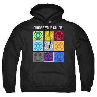 DC Comics Choose Your Color Adult Pull Over Hoodie