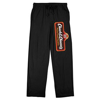 Men's Chuck E. Cheese Pizza Time Theatre Sign Logo Pajama Pants
