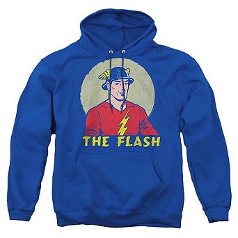 DC Comics Flash Faded Circle Adult Pull Over Hoodie