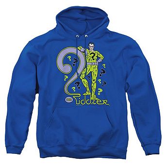 DC Comics The Riddler Adult Pull Over Hoodie