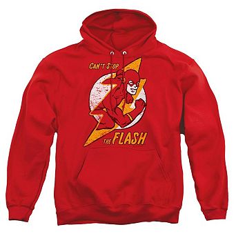 DC Comics Flash Flash Bolt Adult Pull Over Hoodie