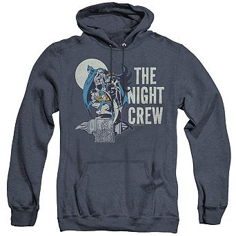 DC Comics Night Crew Adult Heather Hoodie