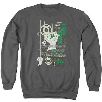 Green Lantern Core Strength Adult Crewneck Sweatshirt