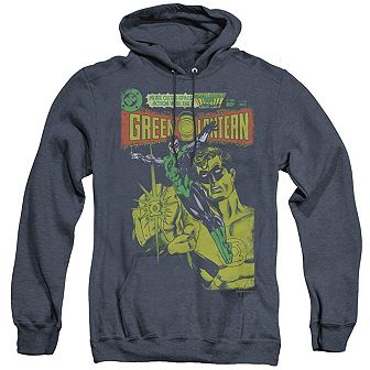 Green Lantern Vintage Cover Adult Heather Hoodie