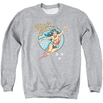Dc Comics Wonder Woman Vintage Adult Crewneck Sweatshirt