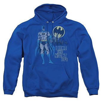 DC Comics Night Life Adult Pull Over Hoodie