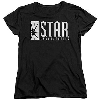 The Flash S.t.a.r. Short Sleeve Womens T-shirt
