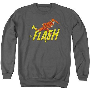 DC Comics Flash 8 Bit Flash Adult Crewneck Sweatshirt