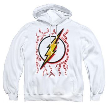 DC Comics Flash Airbrush Bolt Adult Pull Over Hoodie