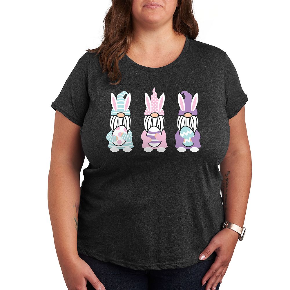 Kids Easter Bunny T Shirt With Colorful Eggs And Floral Design Soft T Shirt For Girls Comfortable And Stylish Shirt Plotten (JN, 2-3 Years