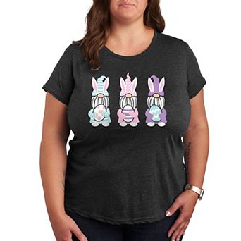 Plus Easter Bunny Gnomes Graphic Tee