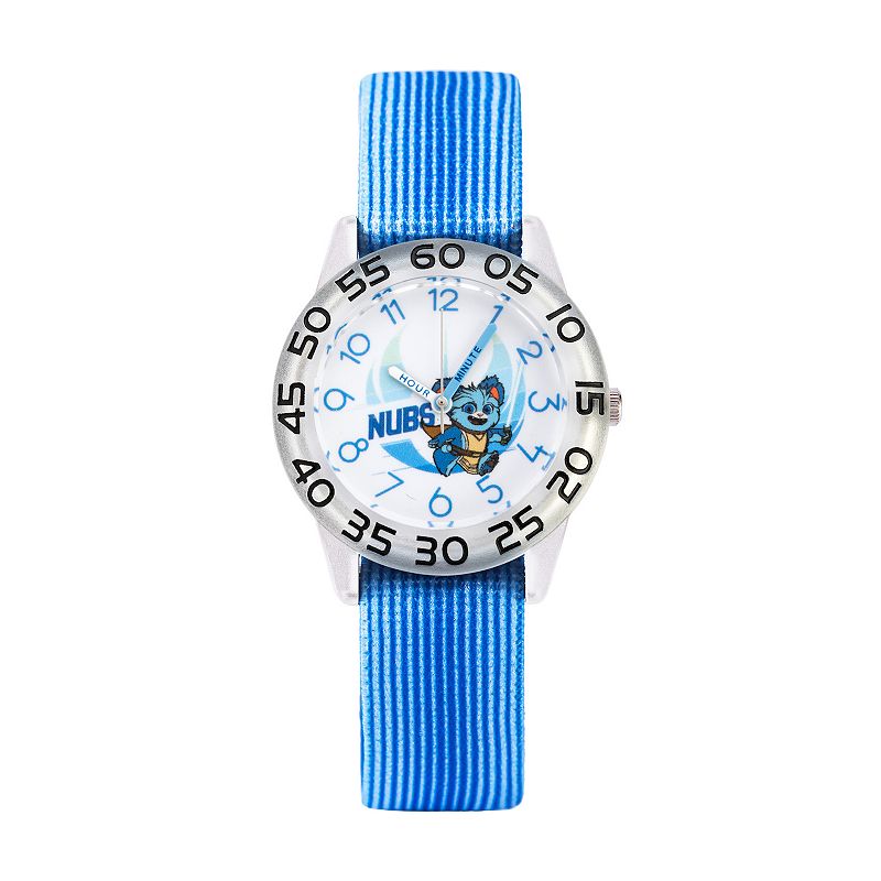 Disney's Star Wars Young Jedi Nubs Kids Time Teacher Analog Watch - WSW001444, Boy's, Size: 7", Blue