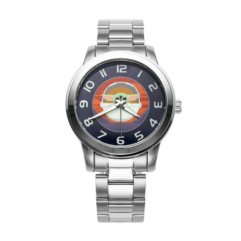 Disney's The Mandalorian Grogu Women's Stainless Steel Watch - WSW001390, Size: 8", Silver