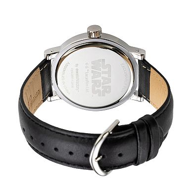 Disney's The Mandalorian Grogu Men's Leather Watch - WSW001389