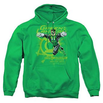 Green Lantern Sector 2814 Adult Pull Over Hoodie