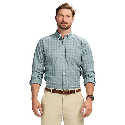 Men's IZOD Performance Comfort Long Sleeve Button Down Shirt