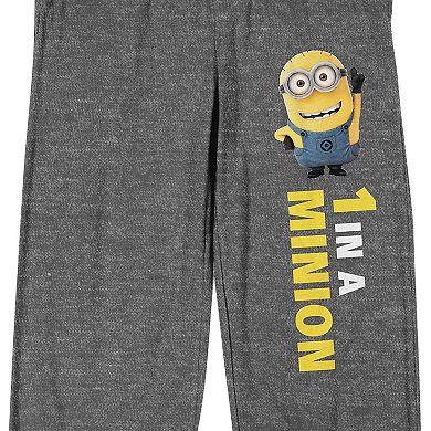Men's Minions 1 In A Minion Pajama Pants