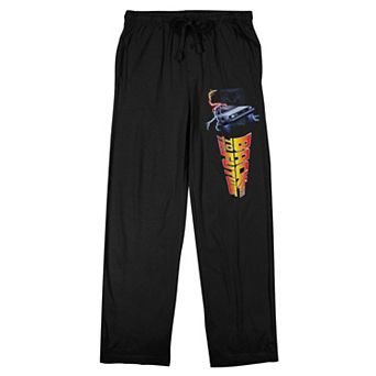 Men's Back To The Future DeLorean Time Machine Pajama Pants