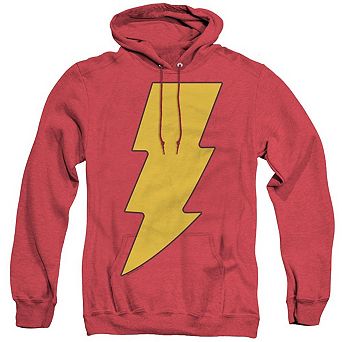 DC Comics Shazam Logo Adult Heather Hoodie