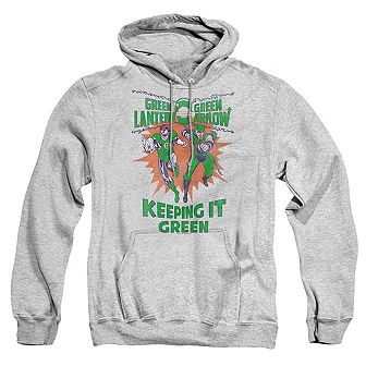 Green Lantern Keeping It Green Adult Pull Over Hoodie