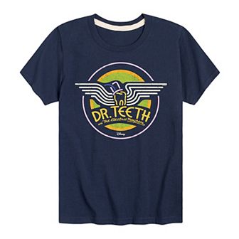 Disney's The Muppets Dr. Teeth Boys 8-20 Electric Mayhem Graphic Tee
