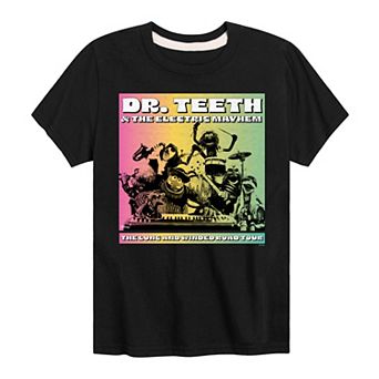 Disney's The Muppets Dr. Teeth Boys 8-20 Road Tour Graphic Tee