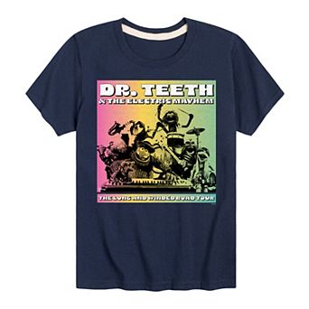 Disney's The Muppets Dr. Teeth Boys 8-20 Road Tour Graphic Tee