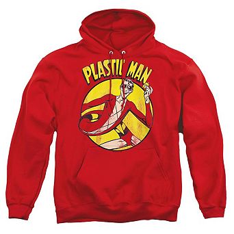 DC Comics Plastic Man Adult Pull Over Hoodie