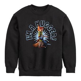 Disney's Zootopia Boys 8-20 I'm A Hugger Fleece Sweatshirt