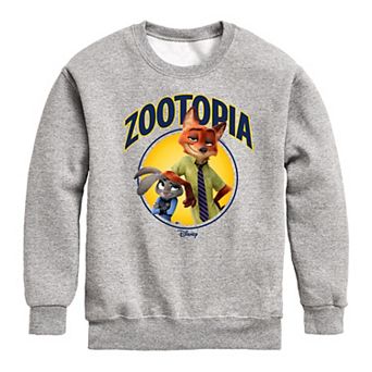 Disney's Zootopia Boys 8-20 Judy & Nick Fleece Sweatshirt