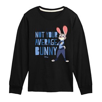 Disney's Zootopia Boys 8-20 Not Your Average Bunny Long Sleeve