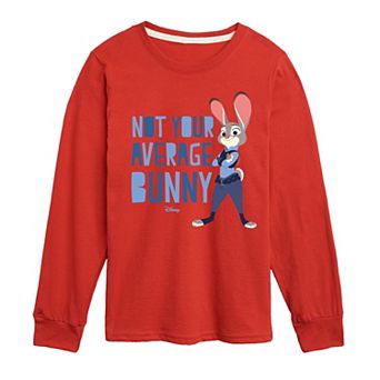 Disney's Zootopia Boys 8-20 Not Your Average Bunny Long Sleeve