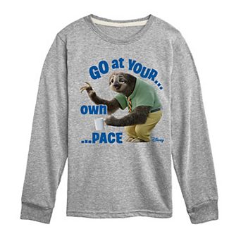 Disney's Zootopia Boys 8-20 Go At Your Own Pace Long Sleeve