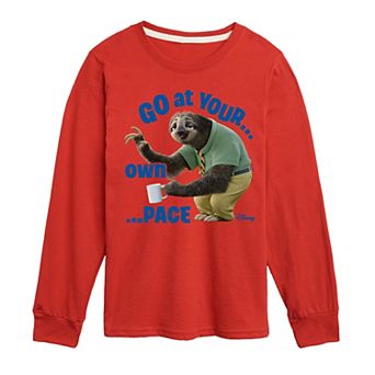 Disney's Zootopia Boys 8-20 Go At Your Own Pace Long Sleeve