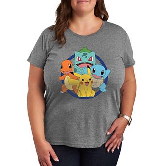 Plus Pokemon Round Group Graphic Tee