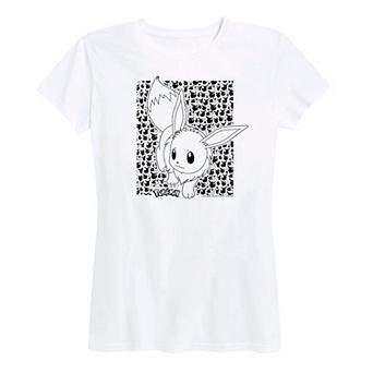 Plus Pokemon Eevee Pattern Graphic Tee