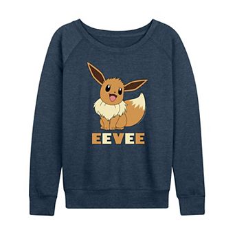 Plus Size Pokemon Eevee French Terry Long Sleeve Tee