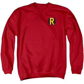 Dc Comics Robin Logo Adult Crewneck Sweatshirt