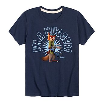 Disney's Zootopia Boys 8-20 I'm A Hugger Graphic Tee