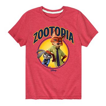 Disney's Zootopia Boys 8-20 Judy & Nick Graphic Tee