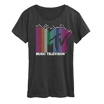 Women's MTV Rainbow Graphic Tee