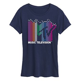 Women's MTV Rainbow Graphic Tee